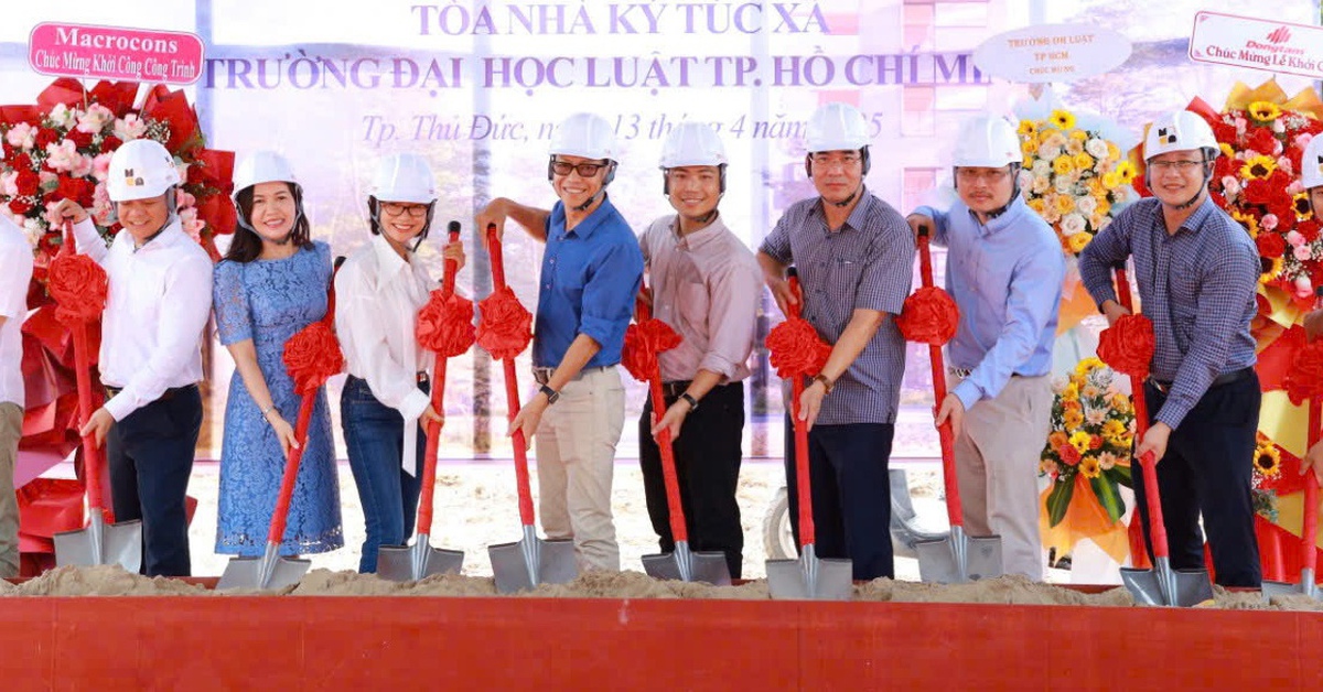 Trường đại học Luật TP.HCM sắp có thêm ký túc xá sinh viên kiểu căn hộ