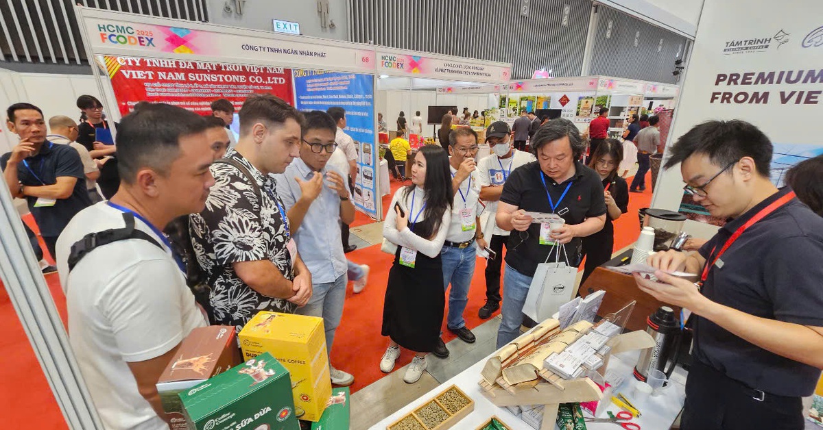 Hơn 300 nhà mua hàng trong nước và quốc tế ở triển lãm lương thực, thực phẩm TP.HCM