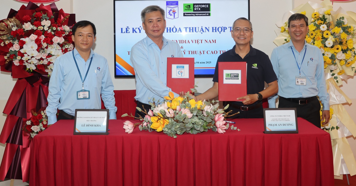 Nvidia hợp tác với Trường Cao đẳng Kỹ thuật Cao Thắng
