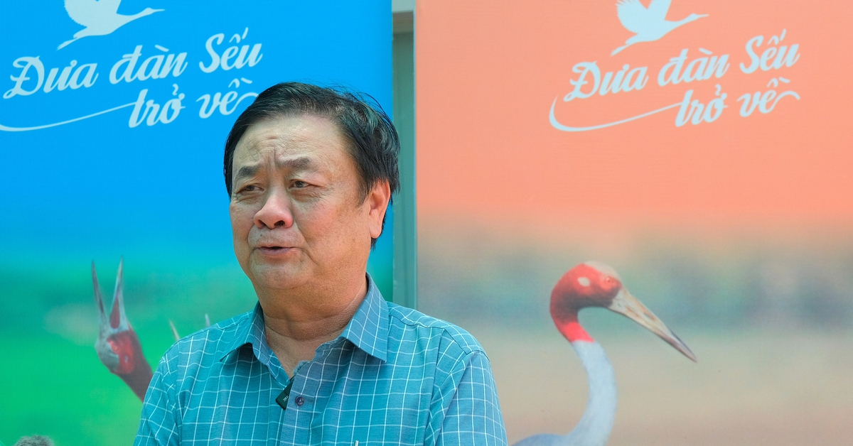 Ông Lê Minh Hoan: Câu chuyện sếu giúp chúng ta sống hài hòa với thiên nhiên