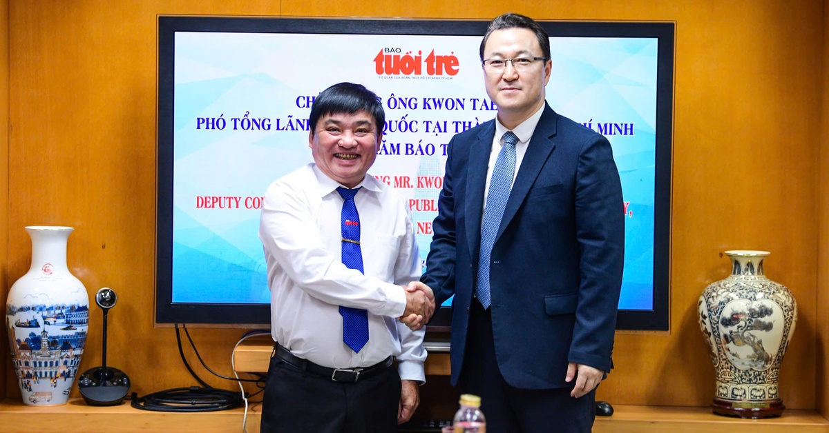 Phó tổng lãnh sự Hàn Quốc thăm báo Tuổi Trẻ: Phở đã trở thành món ăn quốc tế