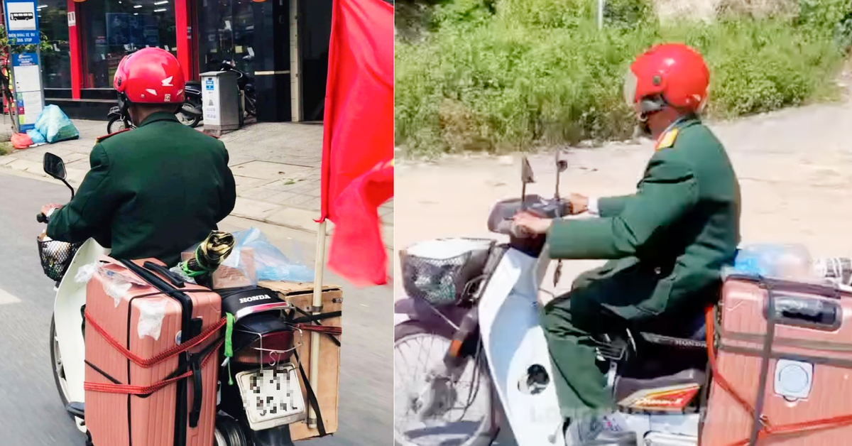 Cựu chiến binh 76 tuổi chạy xe máy vượt hơn 1.300km vào TP.HCM xem diễu binh