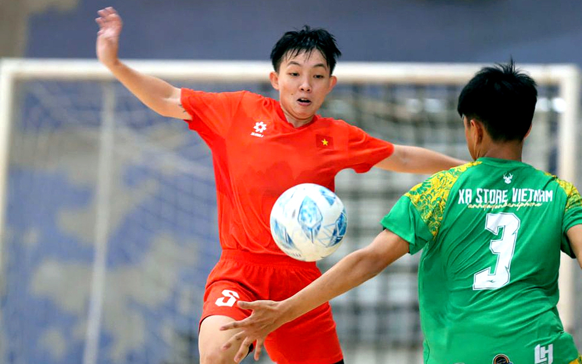 Tuyển futsal nữ Việt Nam chuẩn bị cho mục tiêu World Cup
