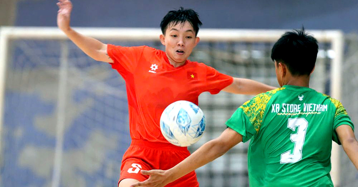 Tuyển futsal nữ Việt Nam chuẩn bị cho mục tiêu World Cup