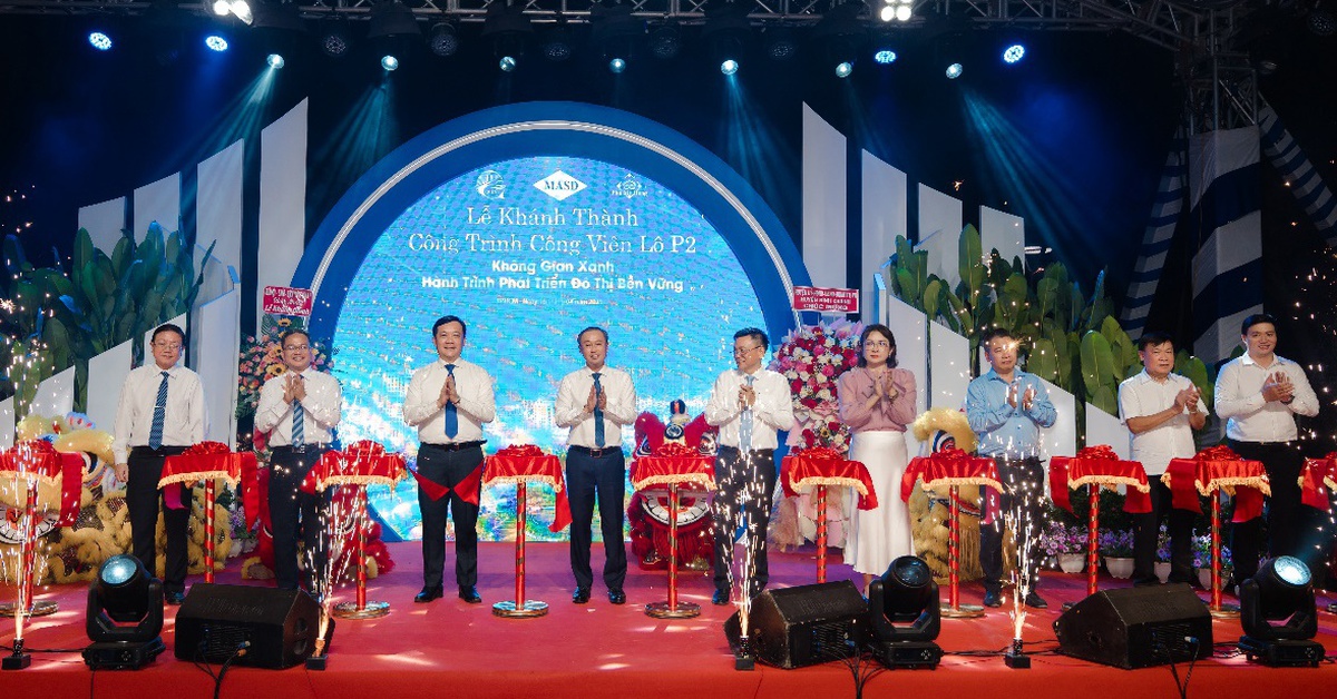 Khánh thành Công viên P2 tại khu đô thị Phú Mỹ Hưng