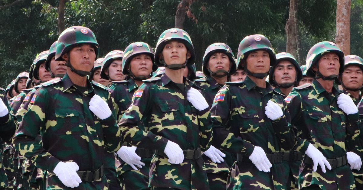 Quân đội Lào, Campuchia tập luyện diễu binh lễ 30-4 tại Việt Nam