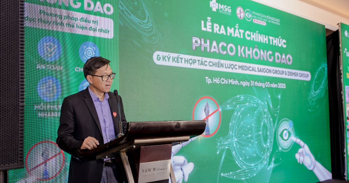 Bệnh viện Mắt Sài Gòn ra mắt công nghệ Phaco không dao