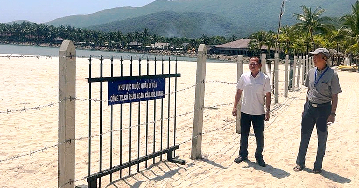 Vụ rào bãi biển Nha Trang: Nhiều lần vi phạm lấp lấn biển được hợp thức hóa