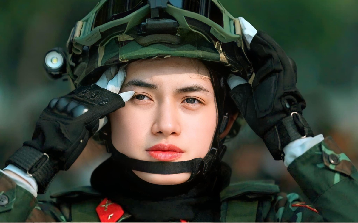 Nữ hạ sĩ quan diễu binh 'đẹp như hoa hậu' muốn phục vụ lâu dài trong quân đội