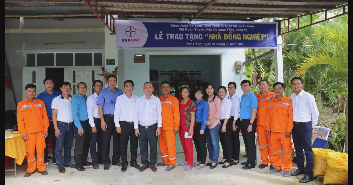 Cuộc thi clip ‘50 năm - Tỏa sáng miền Nam’: Công ty Điện lực Sóc Trăng tạo mái ấm cho người lao động