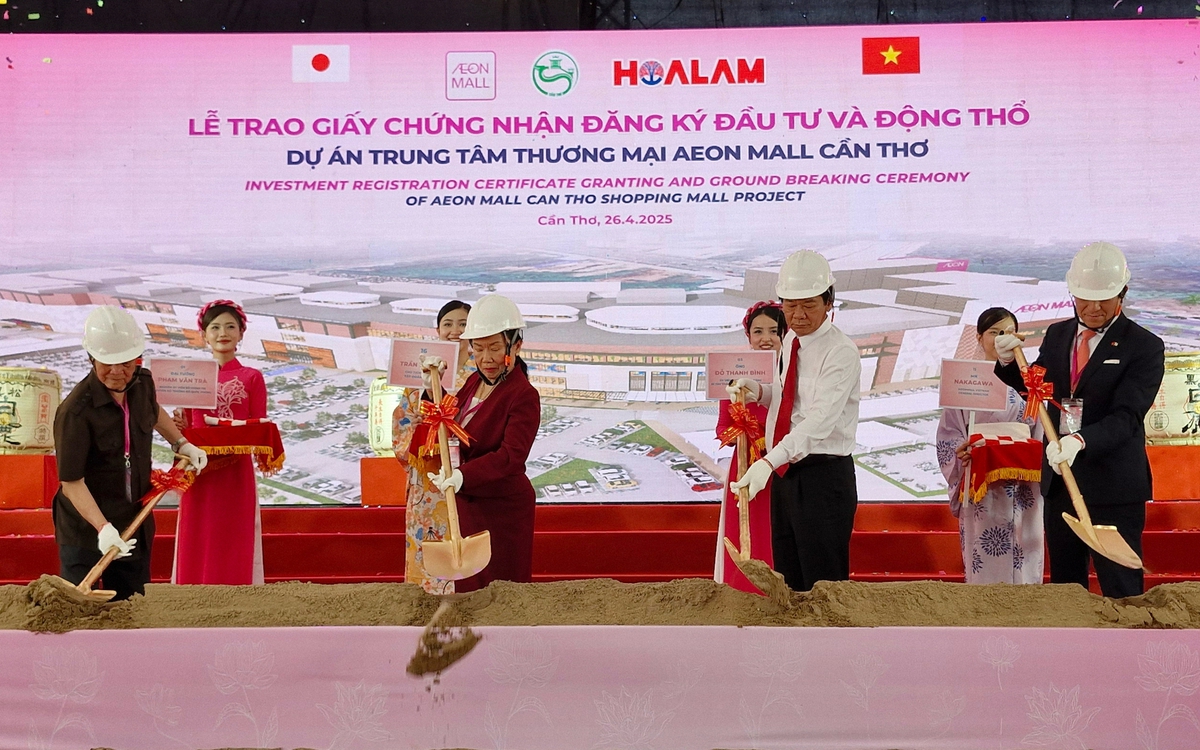 Xây dựng Trung tâm thương mại Aeon Mall 5.400 tỉ đồng tại Cần Thơ
