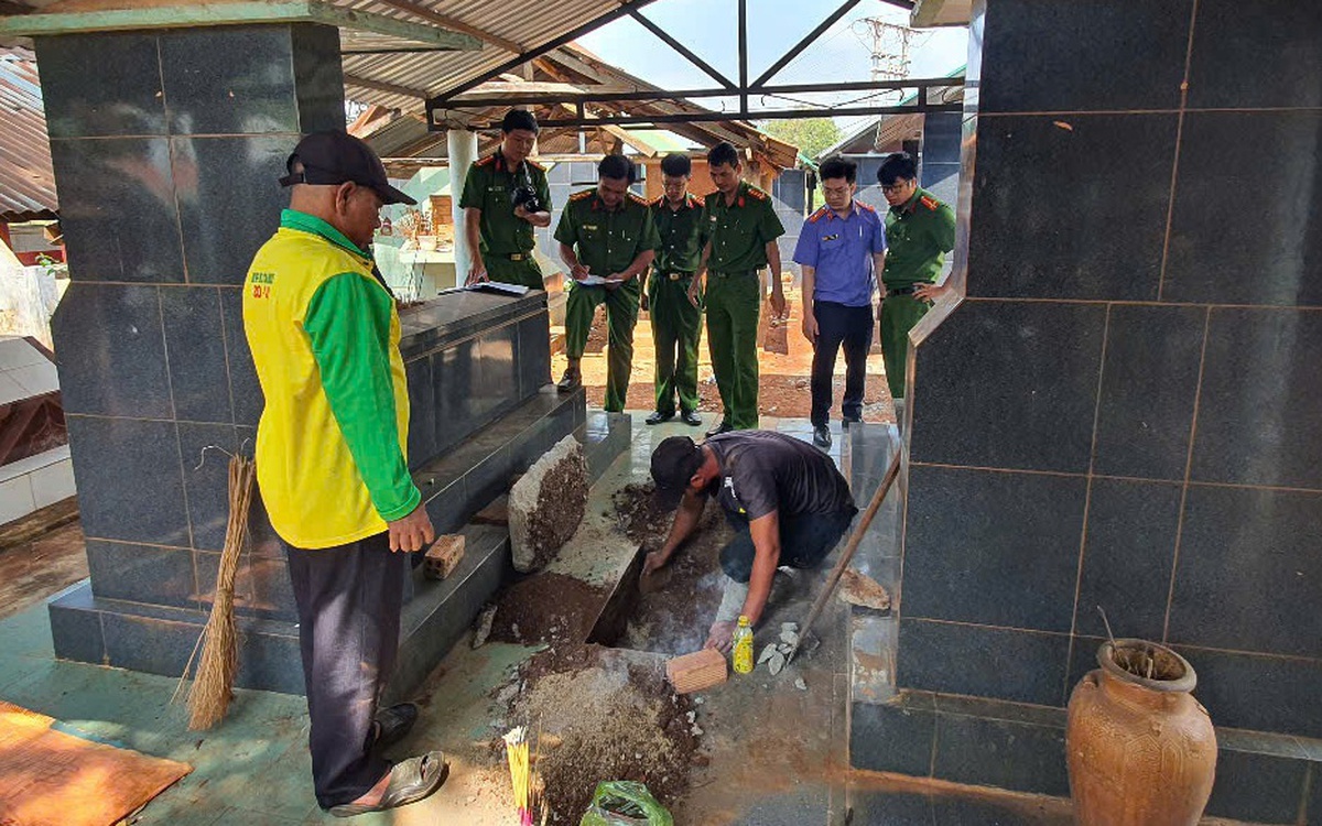 Khai quật bào thai 3 tháng tuổi, điều tra vụ bé gái 13 tuổi bị hiếp dâm