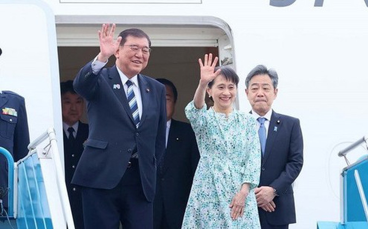 Thủ tướng Nhật Bản Ishiba Shigeru đến Hà Nội, bắt đầu chuyến thăm đầu tiên đến Việt Nam