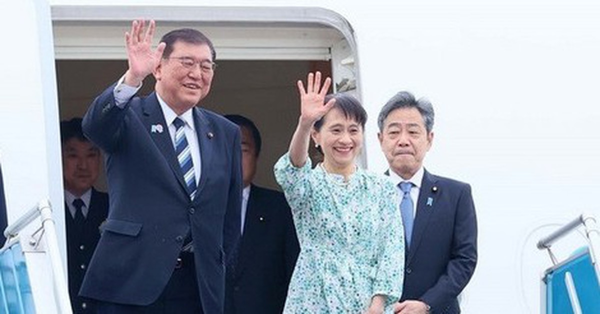 Thủ tướng Nhật Bản Ishiba Shigeru đến Hà Nội, bắt đầu chuyến thăm đầu tiên đến Việt Nam