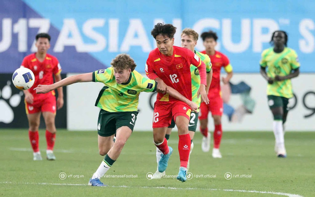 Xếp hạng bảng B Giải U17 châu Á 2025: U17 Nhật Bản dẫn đầu, Việt Nam và Úc so kè nhau