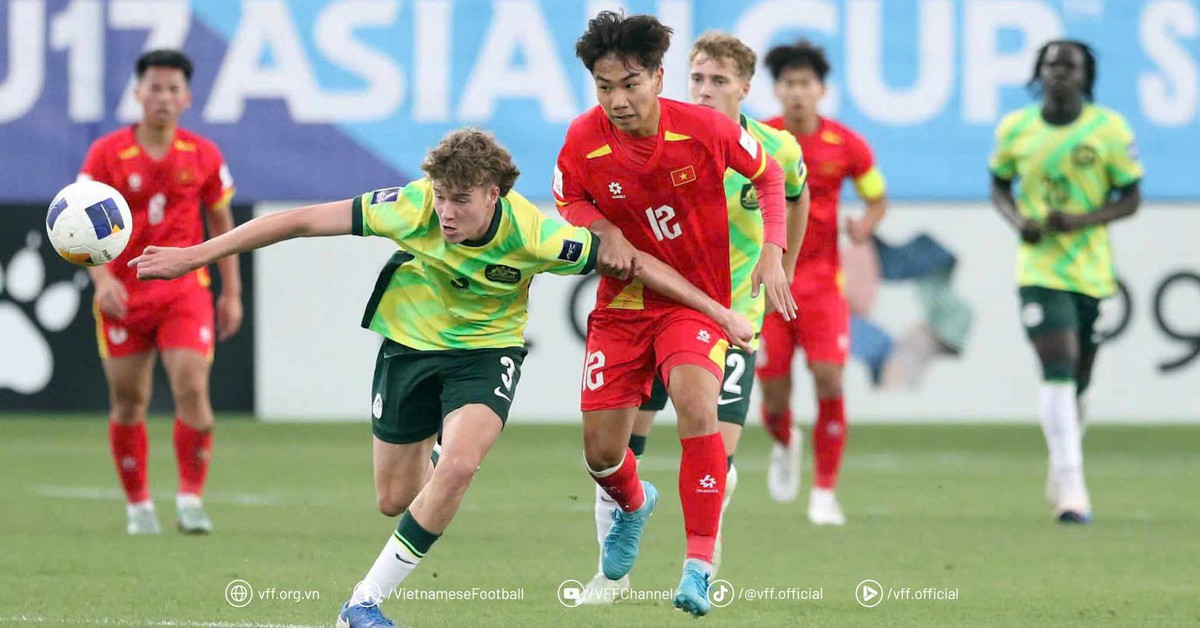 Xếp hạng bảng B Giải U17 châu Á 2025: U17 Nhật Bản dẫn đầu, Việt Nam và Úc so kè nhau