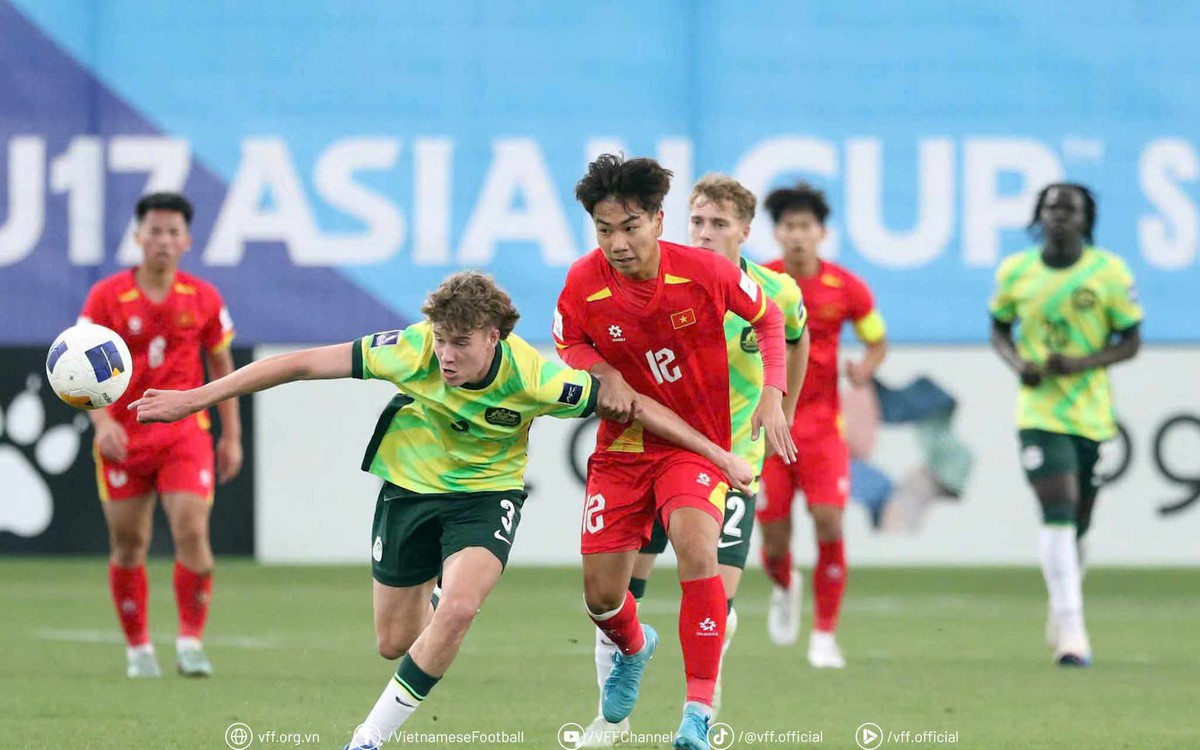 Xếp hạng bảng B Giải U17 châu Á 2025: U17 Nhật Bản dẫn đầu, Việt Nam và Úc so kè nhau