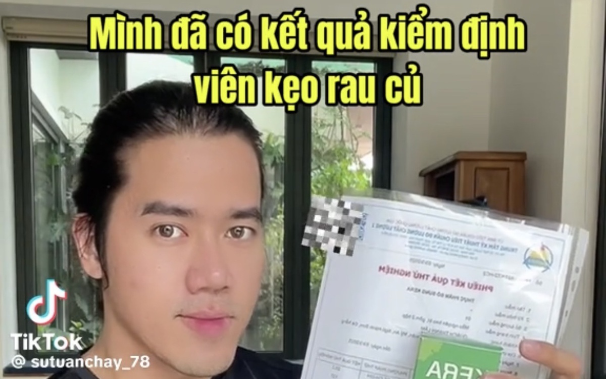 TikToker 'Sư tử ăn chay', người đầu tiên mang kẹo Kera kiểm định: Liên quan sức khỏe phải nói đúng!