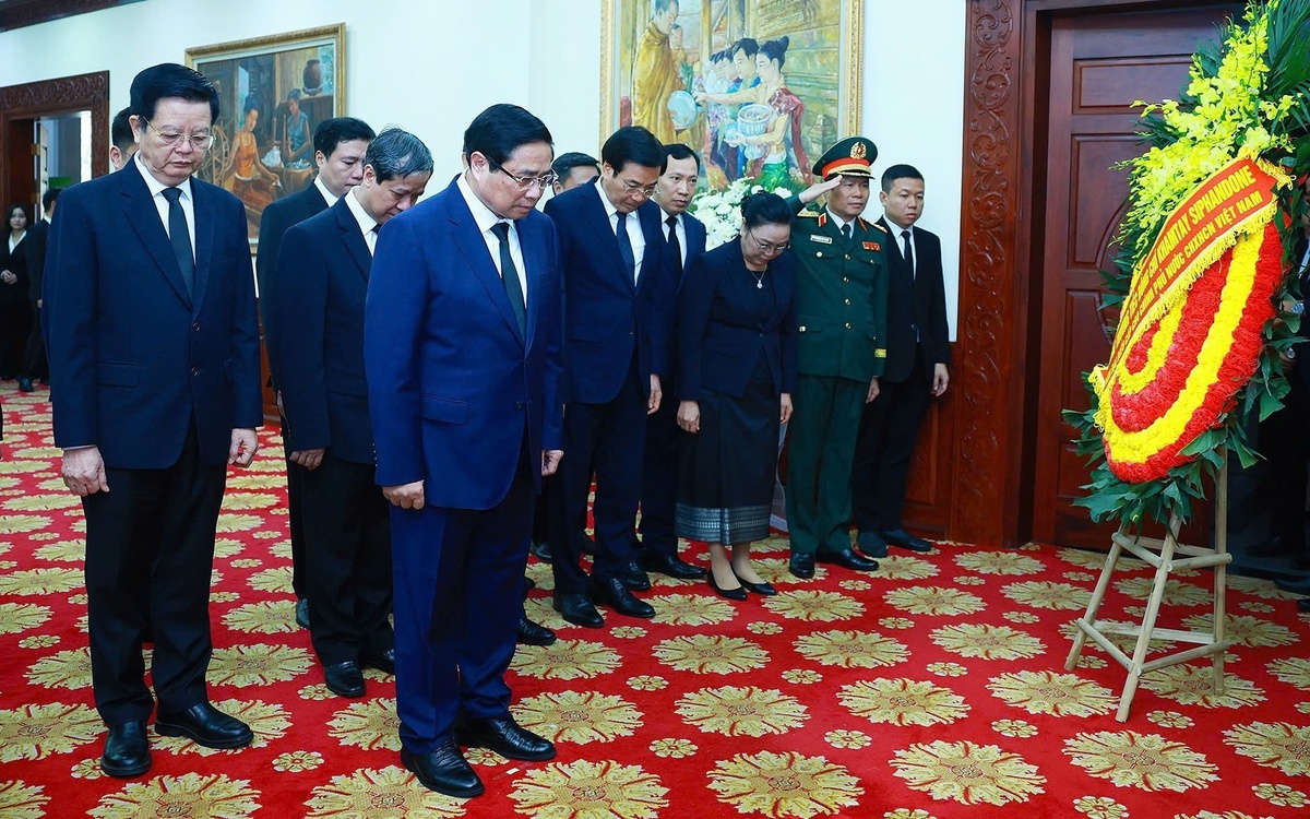 Thủ tướng sẽ dẫn đầu đoàn đại biểu dự lễ truy điệu cố Chủ tịch Đảng, Chủ tịch nước Lào