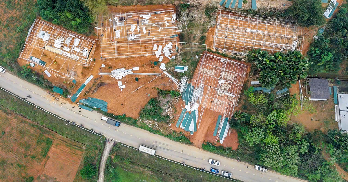 Sau chỉ đạo 'nóng', nhiều hộ dân ở Phú Thọ tháo dỡ nhà mới dựng chờ đền bù