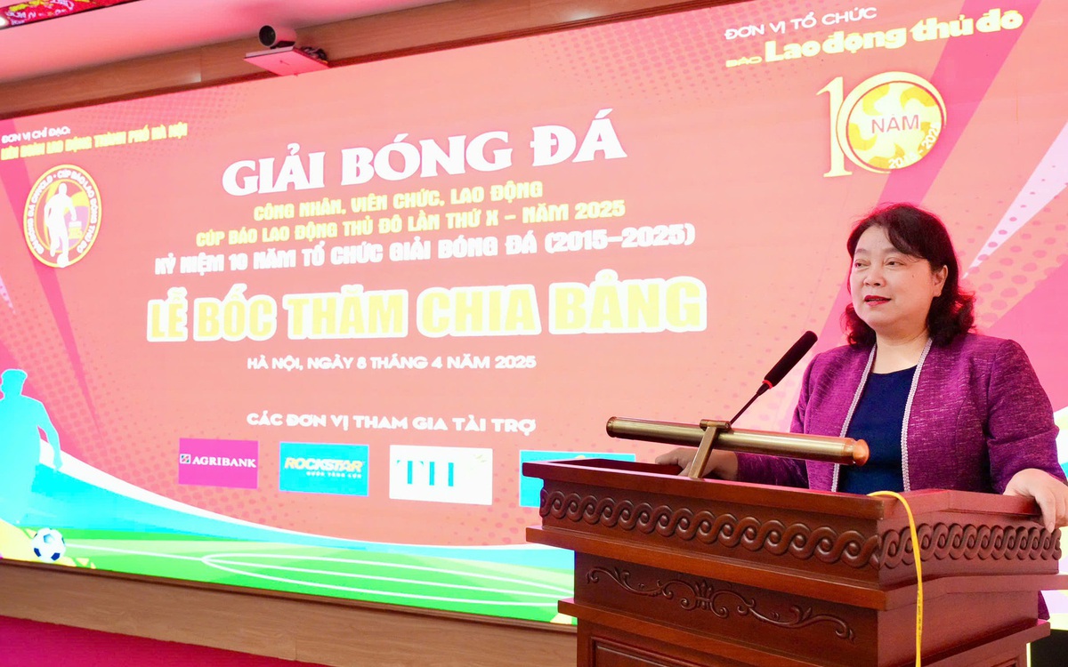 17 đội bóng sẽ tranh tài trong Cúp báo Lao động thủ đô 2025