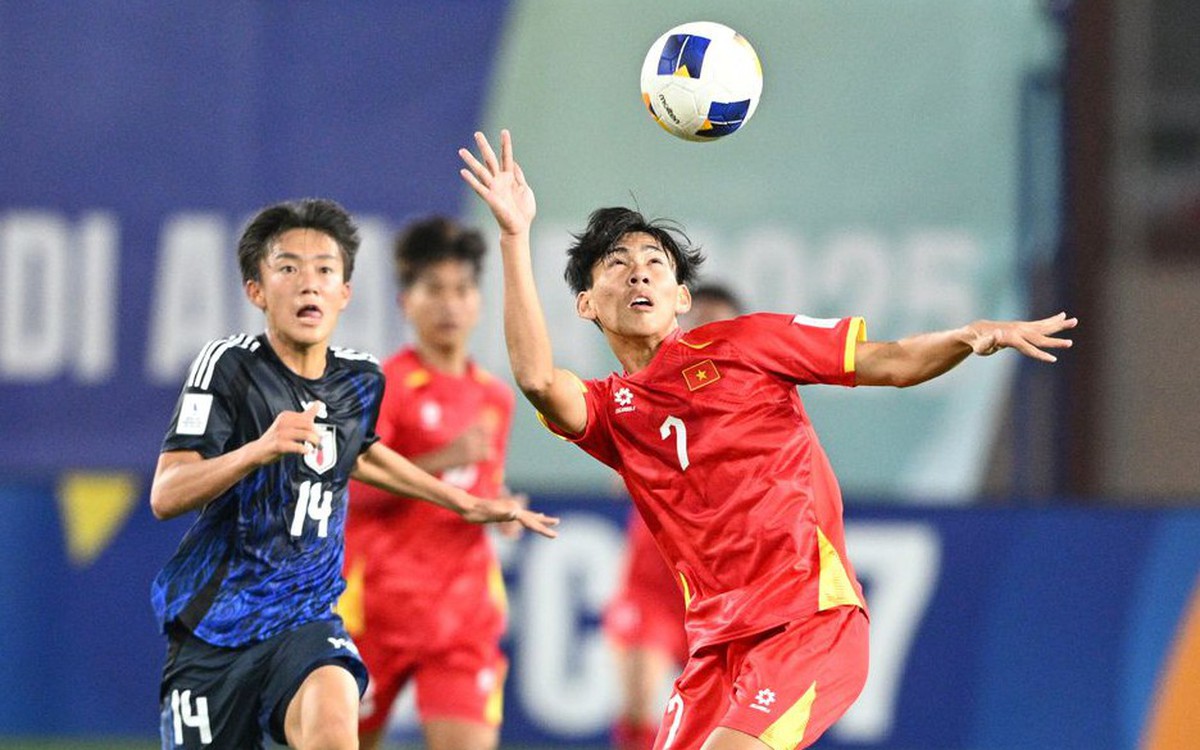 Xếp hạng bảng B Giải U17 châu Á 2025: Nhật Bản dẫn đầu, Việt Nam hạng 3