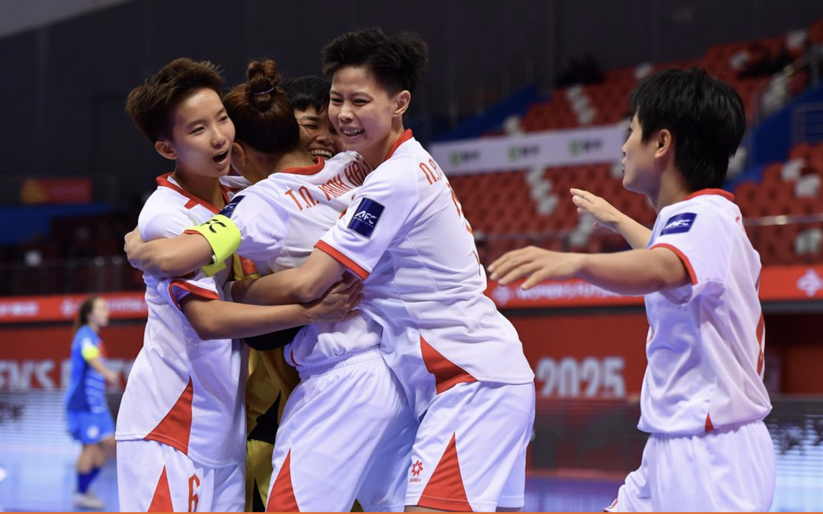 Lịch thi đấu tứ kết Giải futsal nữ châu Á 2025