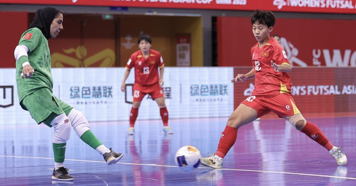 Tuyển futsal nữ Việt Nam chuẩn bị kỹ cho trận tứ kết châu Á