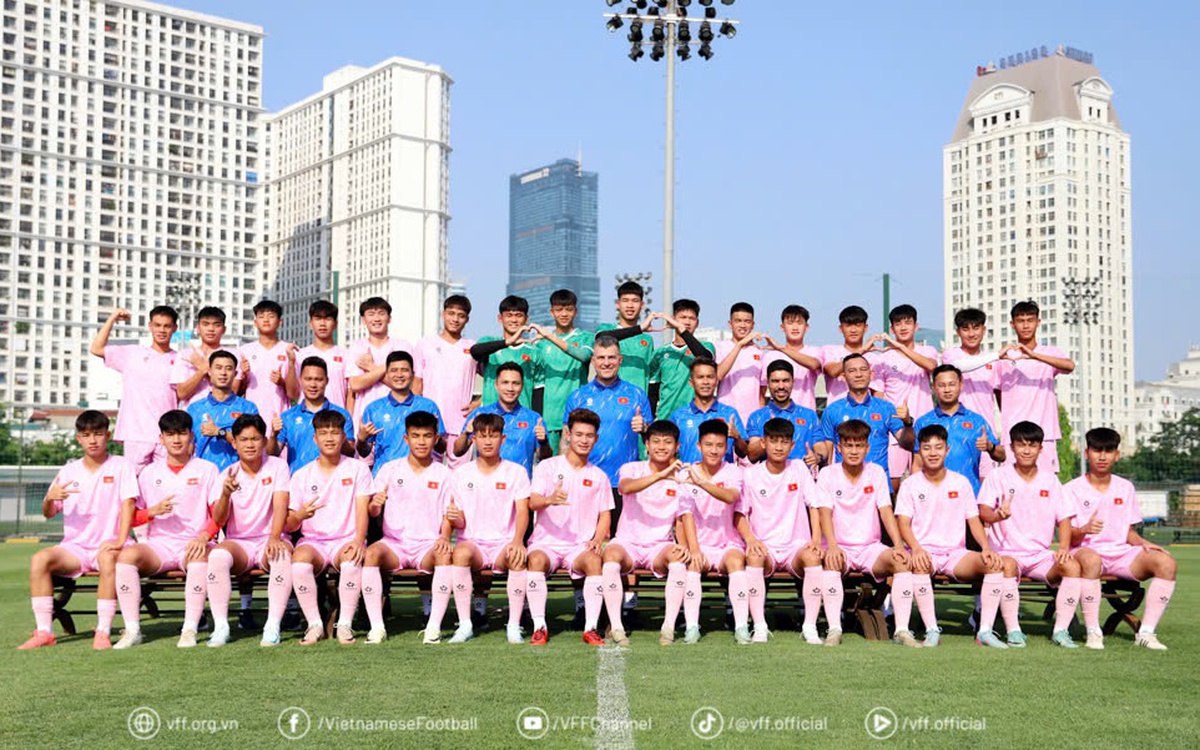 U16 Việt Nam có lứa cầu thủ mới, thể hình vượt trội