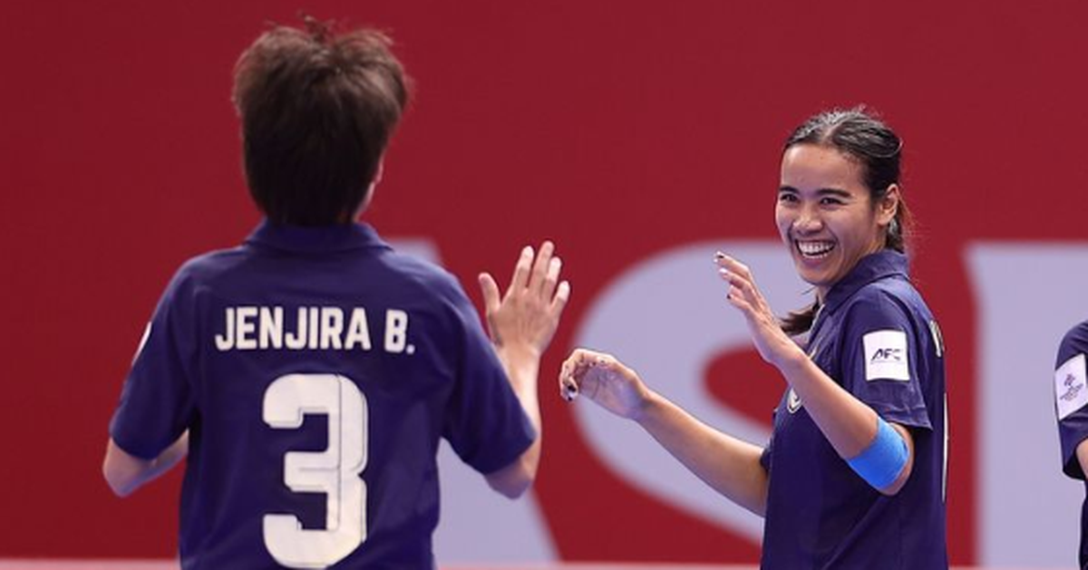 Futsal nữ Thái Lan đè bẹp Hong Kong, giành quyền vào bán kết