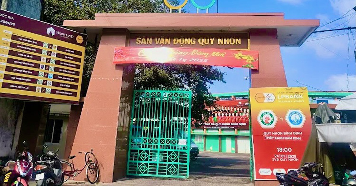 Mở cửa tự do sân Quy Nhơn 3 trận cuối giải LPBank V-League
