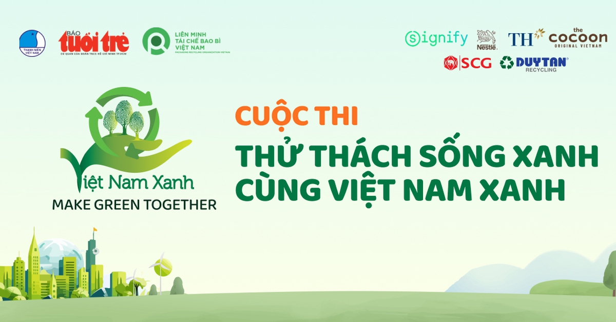 Nhiều món quà khủng đang chờ bạn cùng Thử thách Sống Xanh
