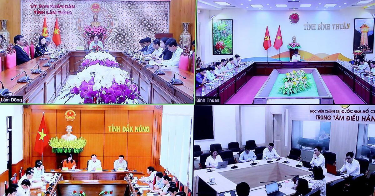 Bình Thuận, Lâm Đồng, Đắk Nông họp định hướng phát triển kinh tế - xã hội