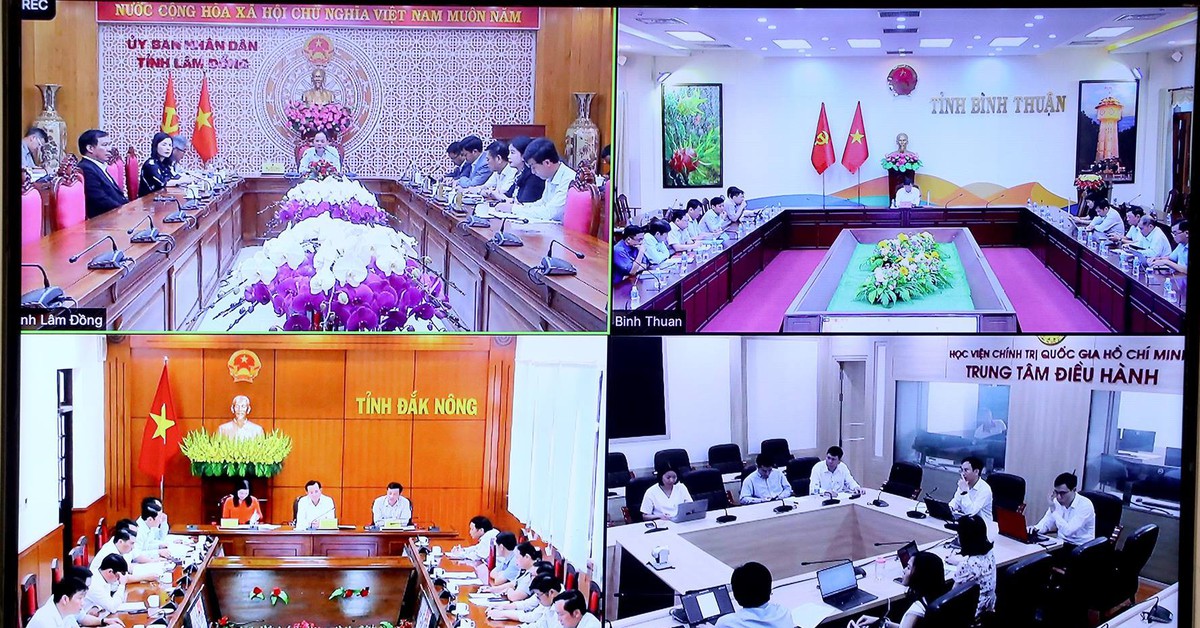 Bình Thuận, Lâm Đồng, Đắk Nông họp định hướng phát triển kinh tế - xã hội