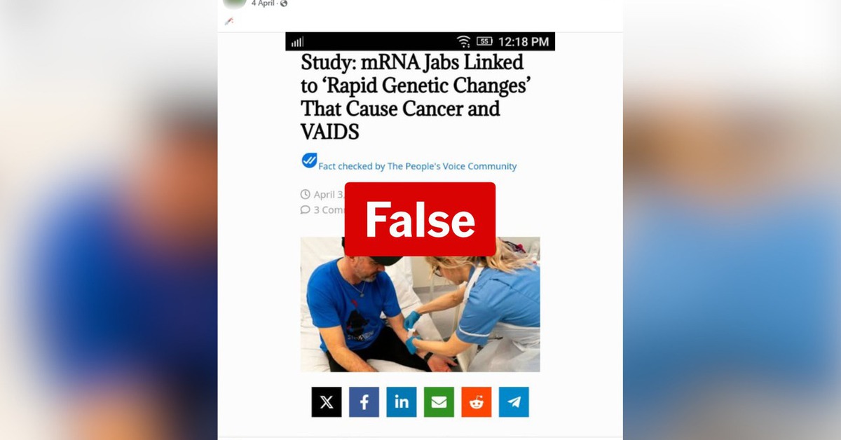 Giới khoa học bác bỏ tin đồn vắc-xin COVID-19 mRNA gây ung thư