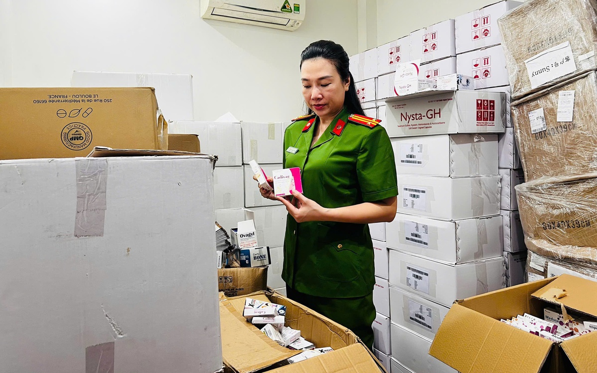 Hình ảnh các loại thực phẩm chức năng giả bị công an Hà Nội phát hiện, thu giữ