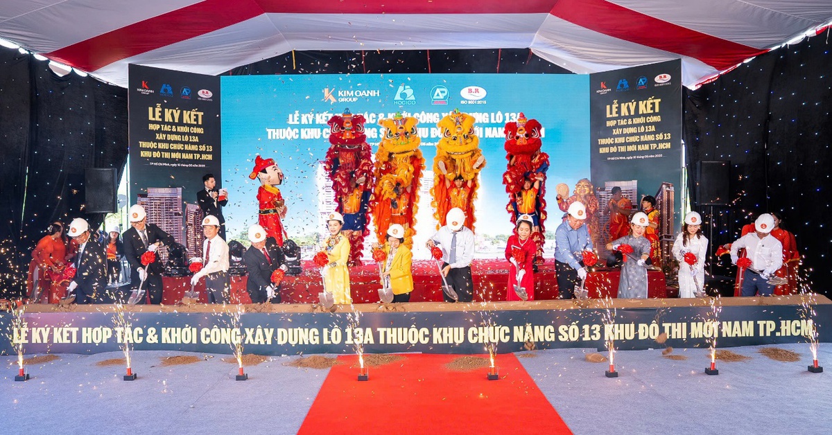 Khởi công xây dựng lô 13A đô thị mới Nam TP.HCM