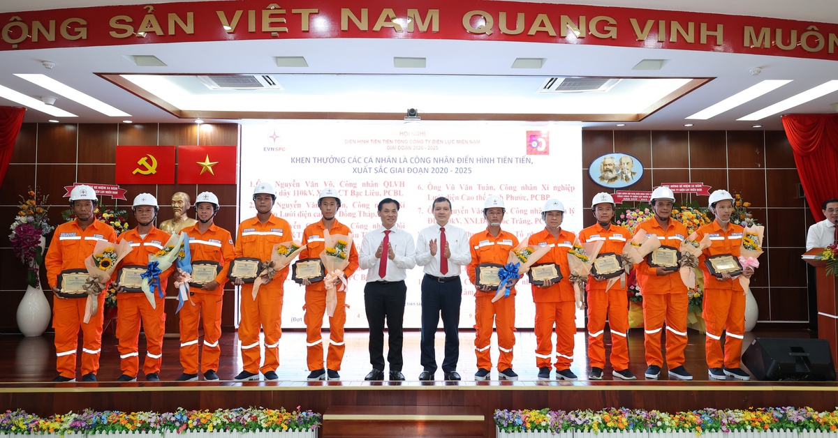 Điện lực miền Nam biểu dương điển hình tiên tiến giai đoạn 2020-2025