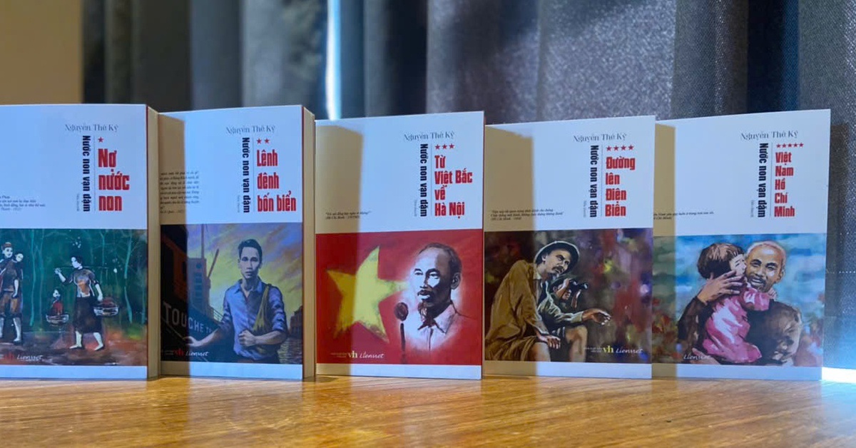 Ông Nguyễn Thế Kỷ hoàn thành bộ tiểu thuyết 5 tập ‘ôm trọn’ cuộc đời Bác Hồ