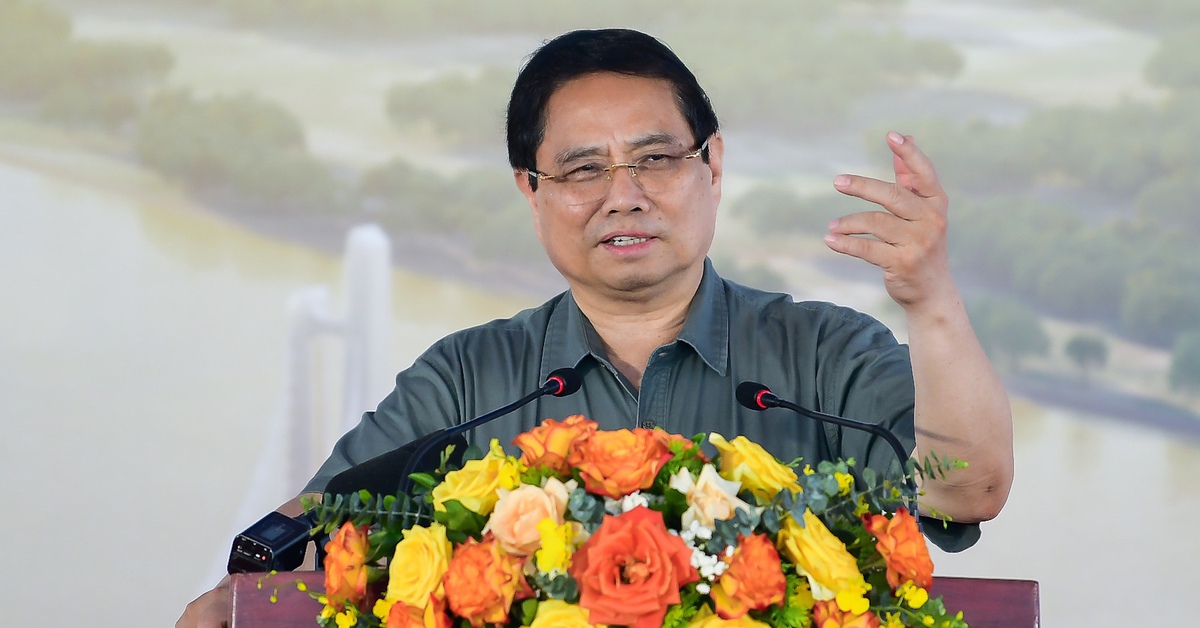 Khởi công cầu Tứ Liên, Thủ tướng nhắn nhủ 'chỉ thi công trong 24 tháng'