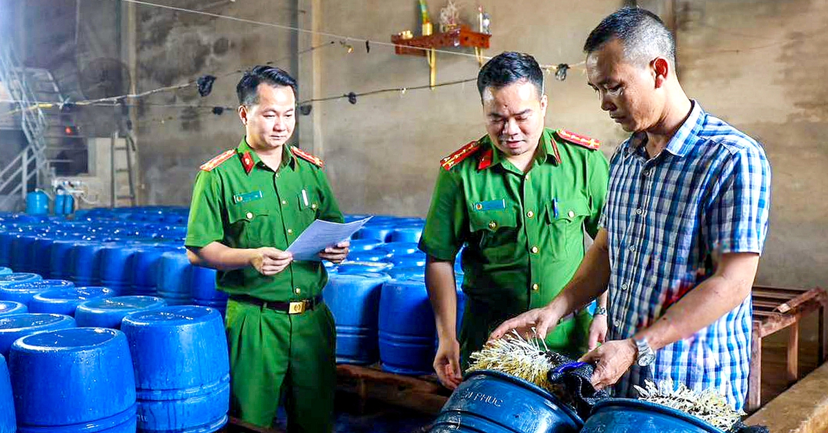 Khởi tố chủ cơ sở sản xuất 60 tấn giá 'ngậm' chất kích thích
