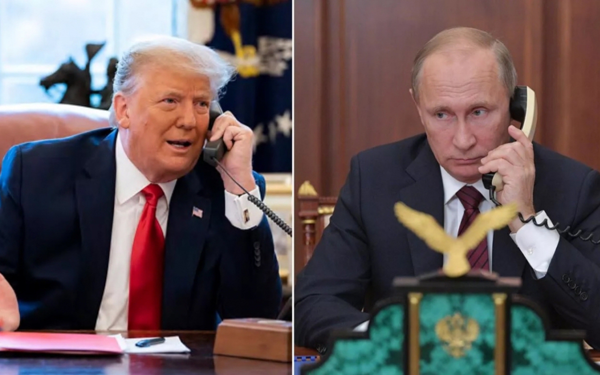 Ông Trump gọi ông Zelensky trước, điện đàm với ông Putin sau