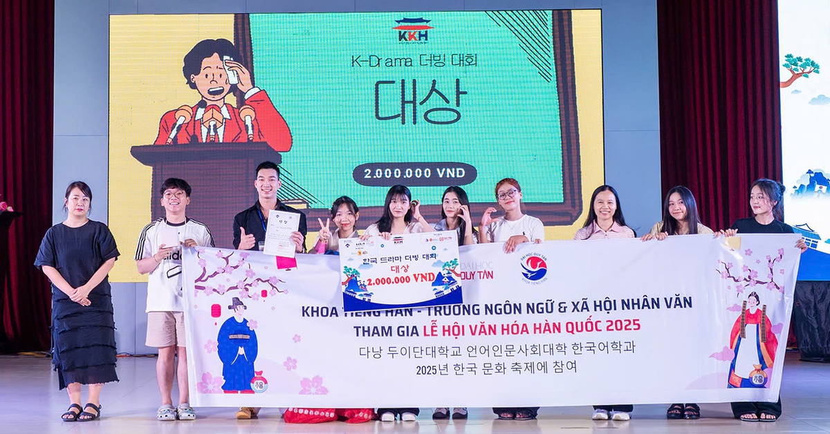 Sinh viên Đại học Duy Tân giành giải cao tại ngày hội Hàn Quốc