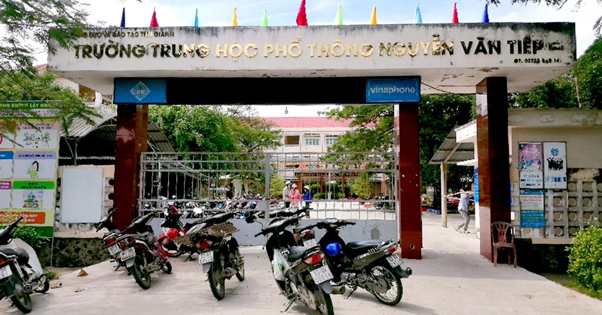 Chấn chỉnh việc vận động kinh phí phục vụ kỳ thi tốt nghiệp tại Trường THPT Nguyễn Văn Tiếp