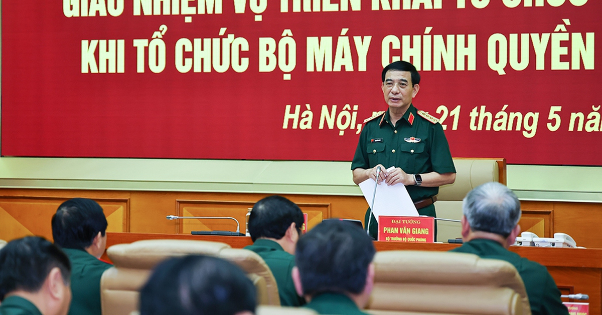 Bộ Quốc phòng giao nhiệm vụ triển khai tổ chức quân sự địa phương