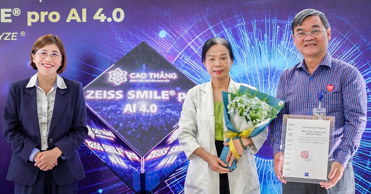 Bước tiến mới trong phẫu thuật khúc xạ tại Bệnh viện Chuyên khoa Mắt Cao Thắng