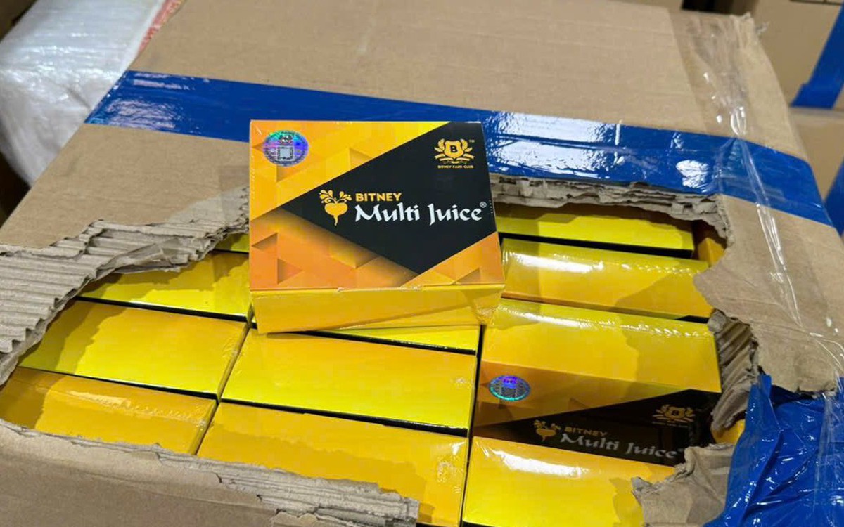 Cận cảnh sản phẩm chứa chất cấm trong đường dây đa cấp vừa bị đánh sập