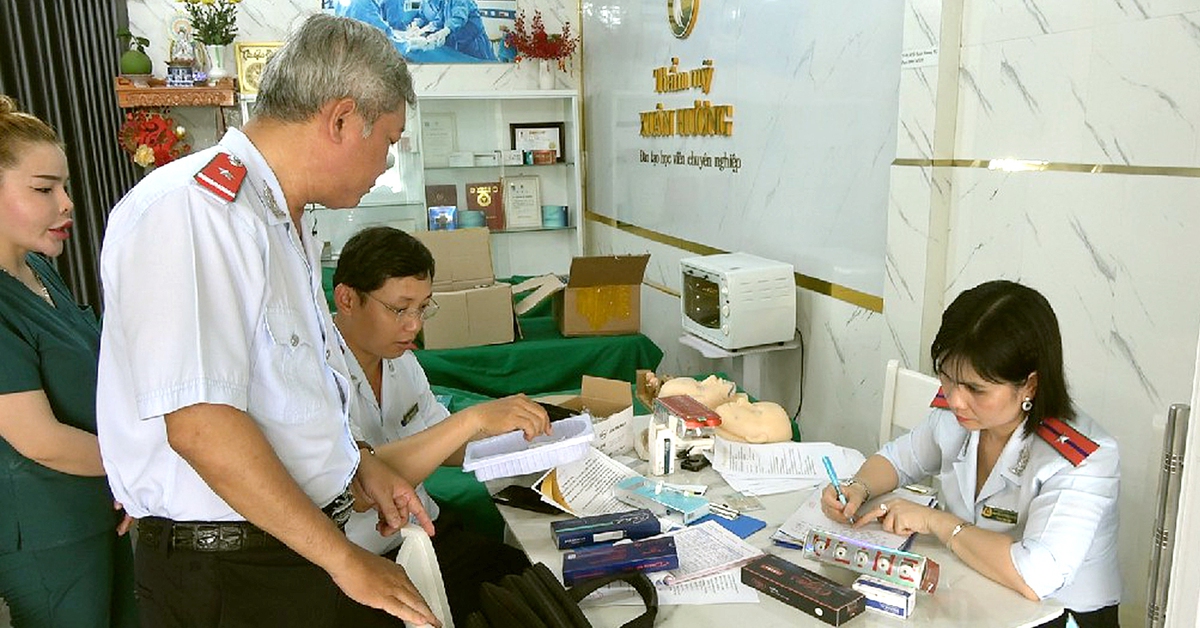 Dừng hoạt động cơ sở kinh doanh thẩm mỹ Xuân Hương ở Mỹ Tho