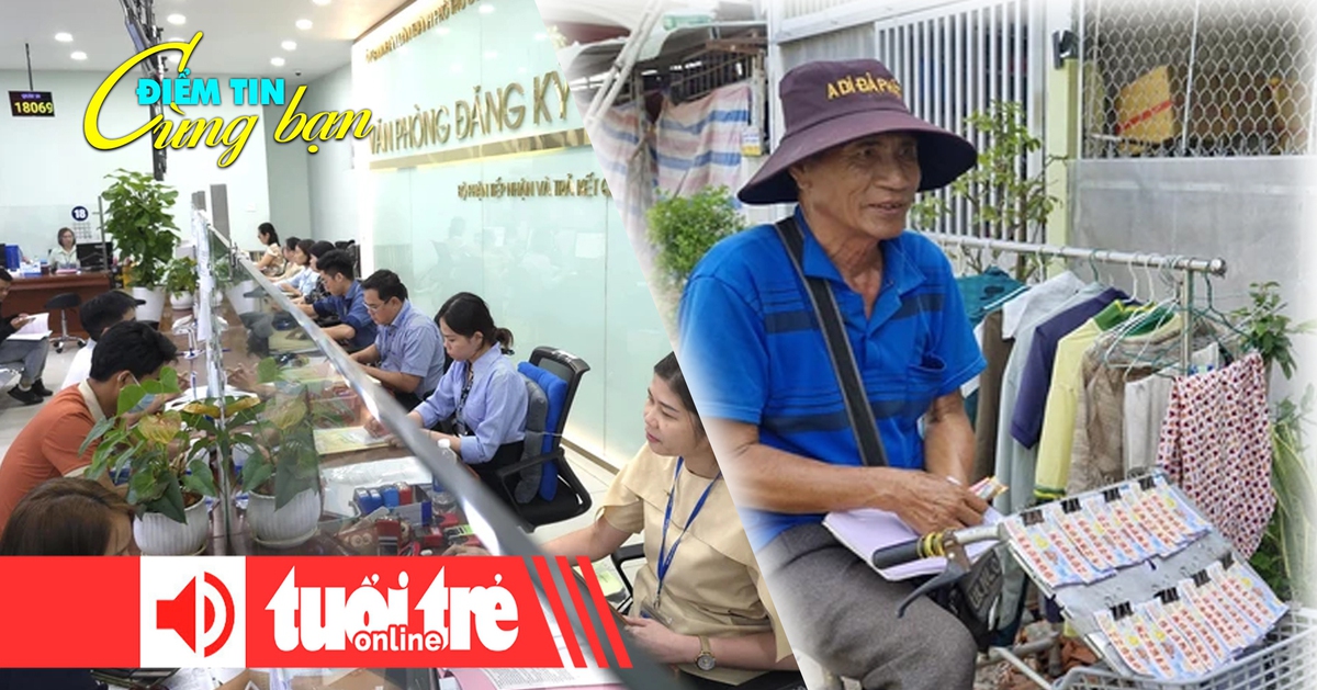 Điểm tin 8h: Kiến nghị cấp sổ đỏ từ sổ giấy sang sổ điện tử; Vé số phía Nam sắp tăng 14 triệu tờ/kỳ