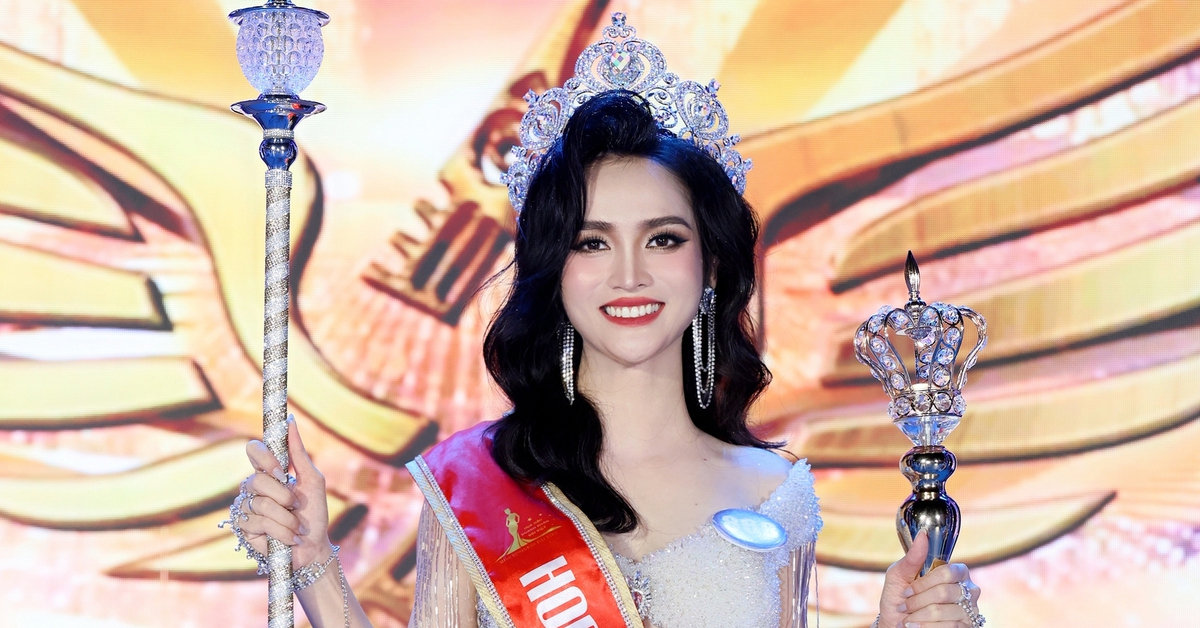 Nữ giám đốc kinh doanh đồ câu cá đăng quang Hoa hậu Doanh nhân Đại Việt 2025